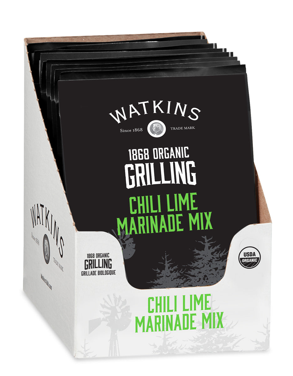 Organic Grilling Chili Lime Marinade Mix, Pack of 12
