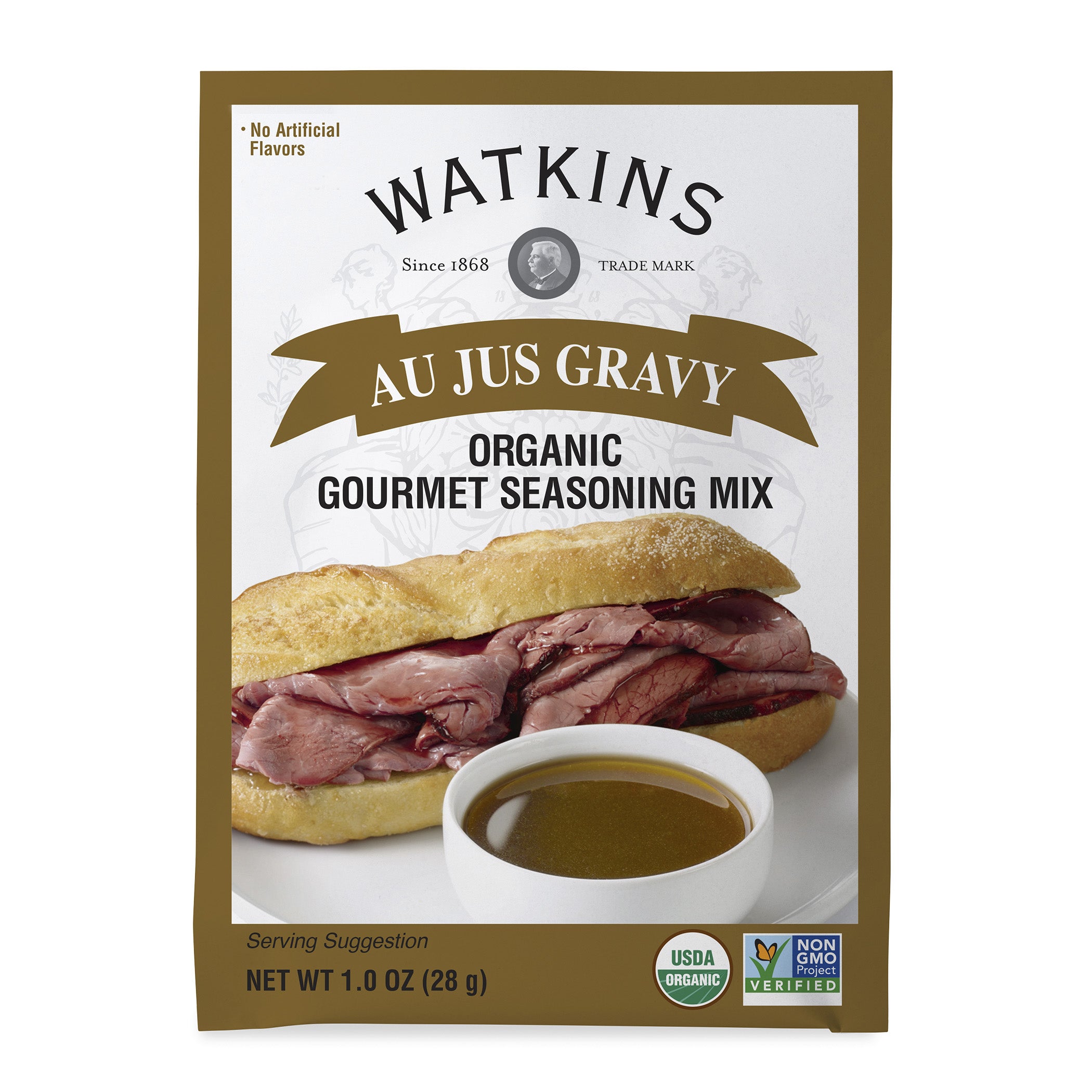 thumbnail image 2 of Farmer Brothers Au Jus Gravy Mix (4 Lb) - Rich Flavor For Roast Beef, French Dip & More - 725 Servings 2 of 3