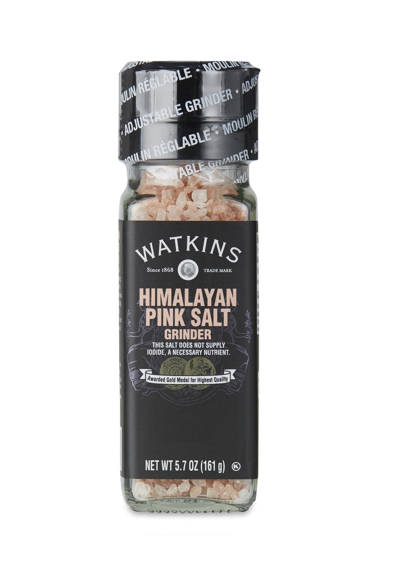 Watkins Himalayan Pink Salt Grinder 5.7 oz. - Himalayan Salt & Body